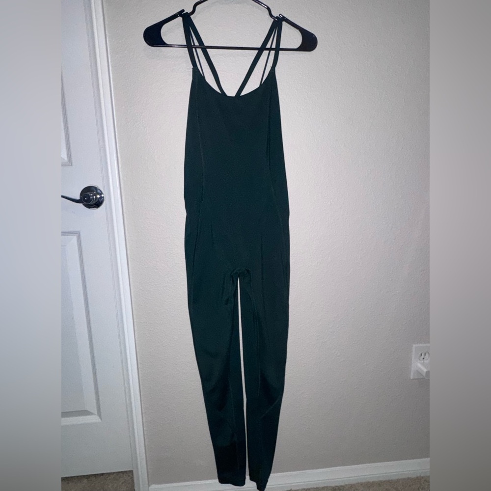 Savage X Fenty Green Strappy Open Back Active Catsuit Jumpsuit One Piece